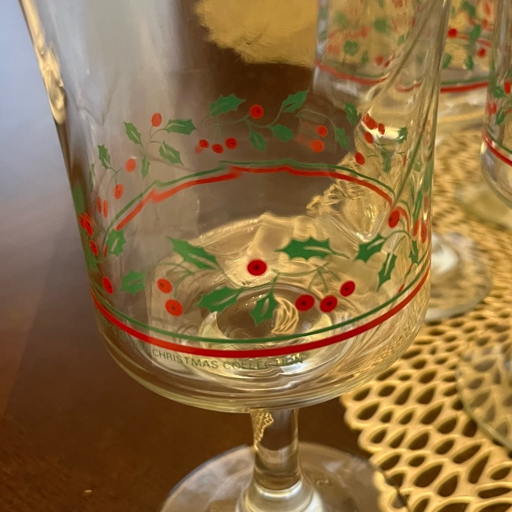 Christmas glasses